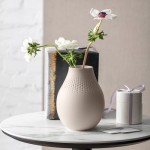 Ваза Perle 20 см Manufacture Collier Beige Villeroy & Boch Ваза Perle 20 см Manufacture Collier Beige Villeroy & Boch
